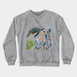 Protect our Oceans: Sea Turtle Crewneck Sweatshirt